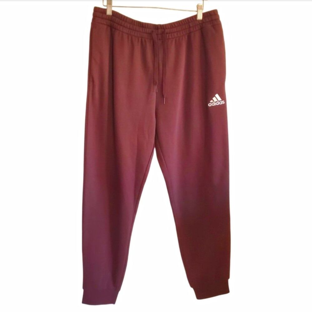 Adidas Essentials Mens Feel Cozy Fleece Sweatpants Loungewear Athletic Gym L NWT